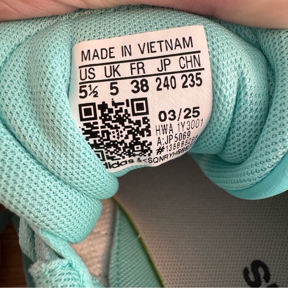 Adidas VL Court Bold Blue and Purple Platform Sneakers - Picture 8 of 9